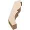 Ekena Millwork 3-inch W x 14-inch D x 18-inch H Valencia Rough Cedar Woodgrain TimberThane Knee Brace, Primed BRCUR03X14X18VALRCPR - alternate 6